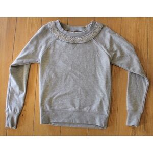 Threads 4 Thought Organic Cotton and Recycled Polyester Gem Neckline Sweater